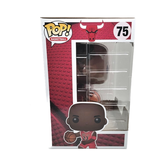 Michael Jordan NBA Chicago Bulls Red Funko Pop Basketball 75 - Picture 4 of 8